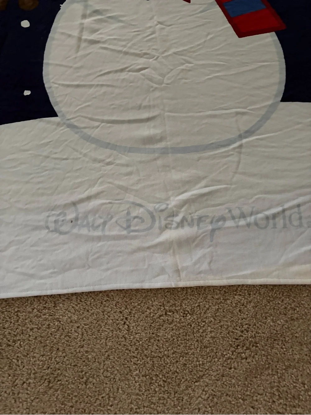 New Walt Disney World snowman blanket